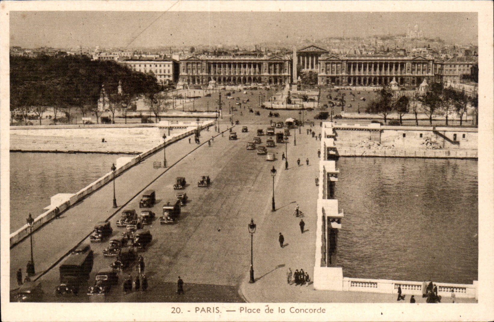 Paris 8 - Place de la Concorde - CPA 