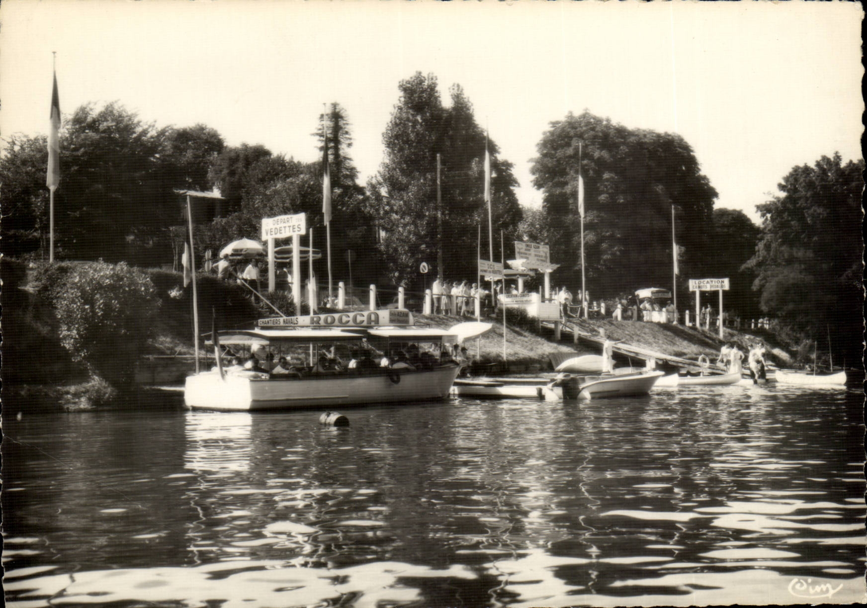 CPM La varenne St Hilaire Promenade en Marne