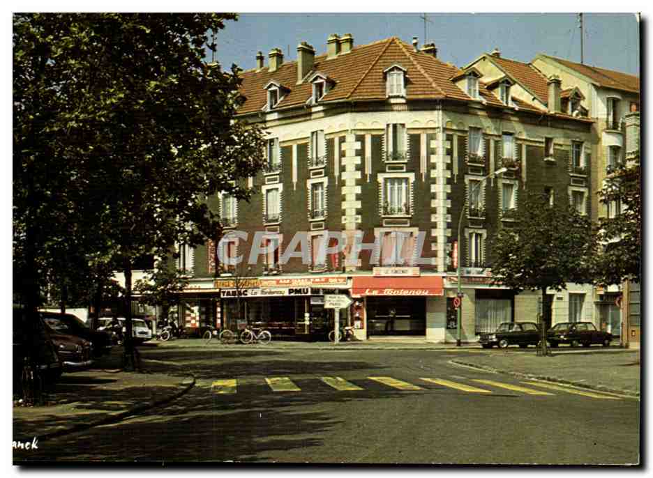 CPM Saint Maur des Fosses Tabac le Fontenoy place JF Kennedy