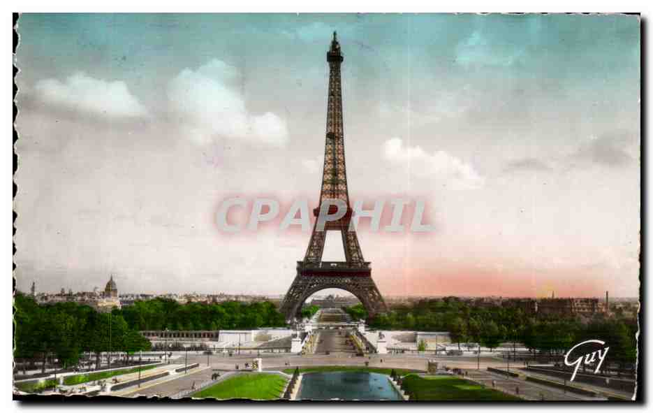CPM Paris La Tour Eiffel (1887 1889) Vue generale