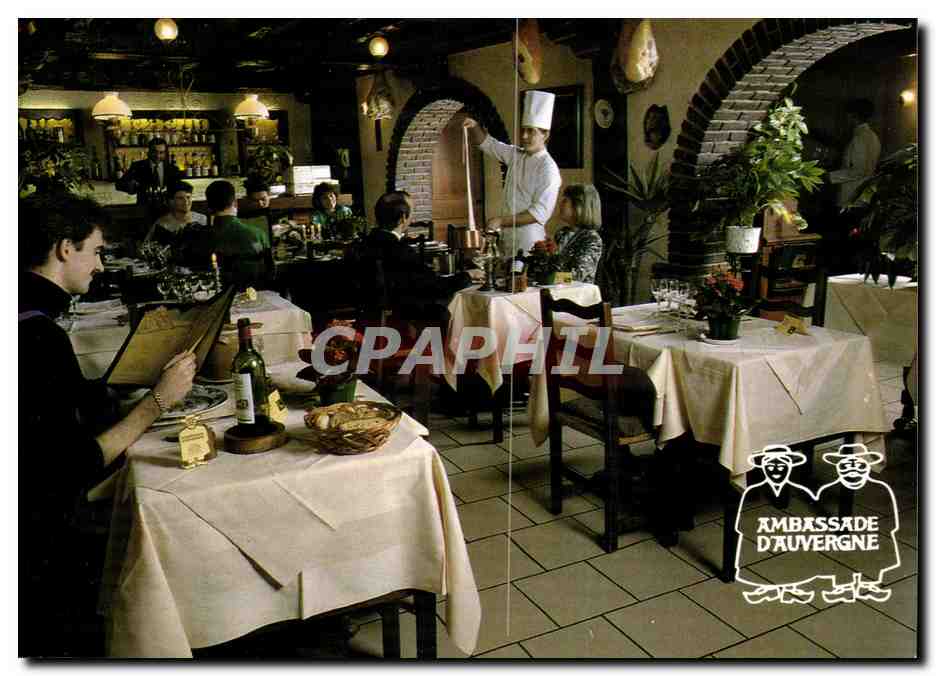 CPM Paris Ambassade d'Auvergne Rue du Grenier Saint Lazare (restaurant)