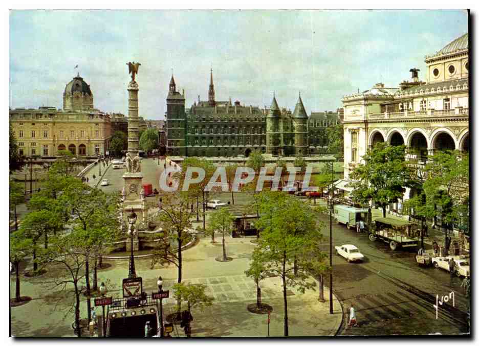 CPM Paris Place du Chatelet