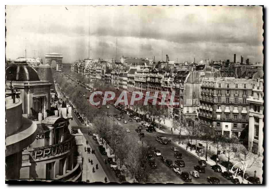 Paris CPM Avenue des Champs Elysees