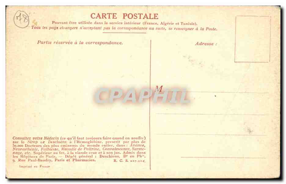 Versailles - Le Musee - Bataille de Bouvines - CPA  — Verso