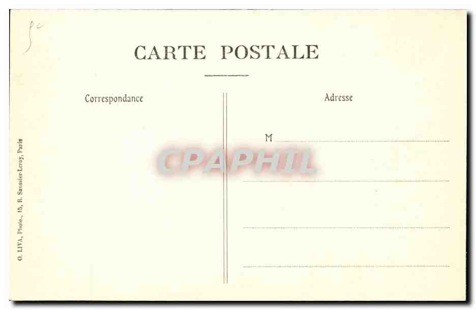 ÉCOUEN — Le Château servant de Pensionnat aux Demoiselles de la Légion d'Honneur — R. Paully, Écouen — Back
