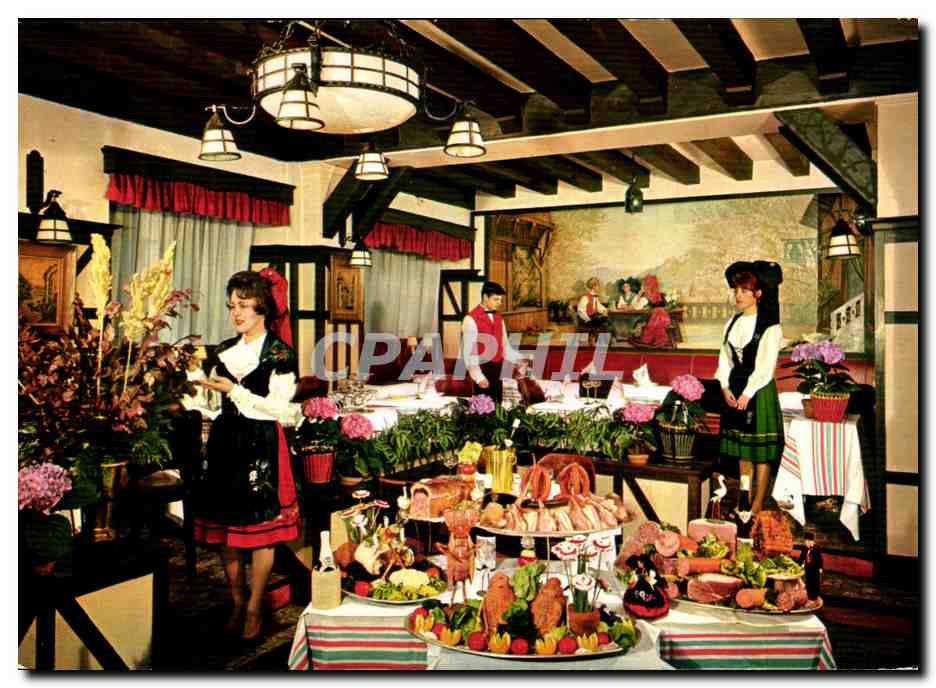 Paris 9 - L'Auberge de Riquewehr - 12 Faubourg Montmartre Restaurants - Dejeuners - Diners - Soupers - CPA 