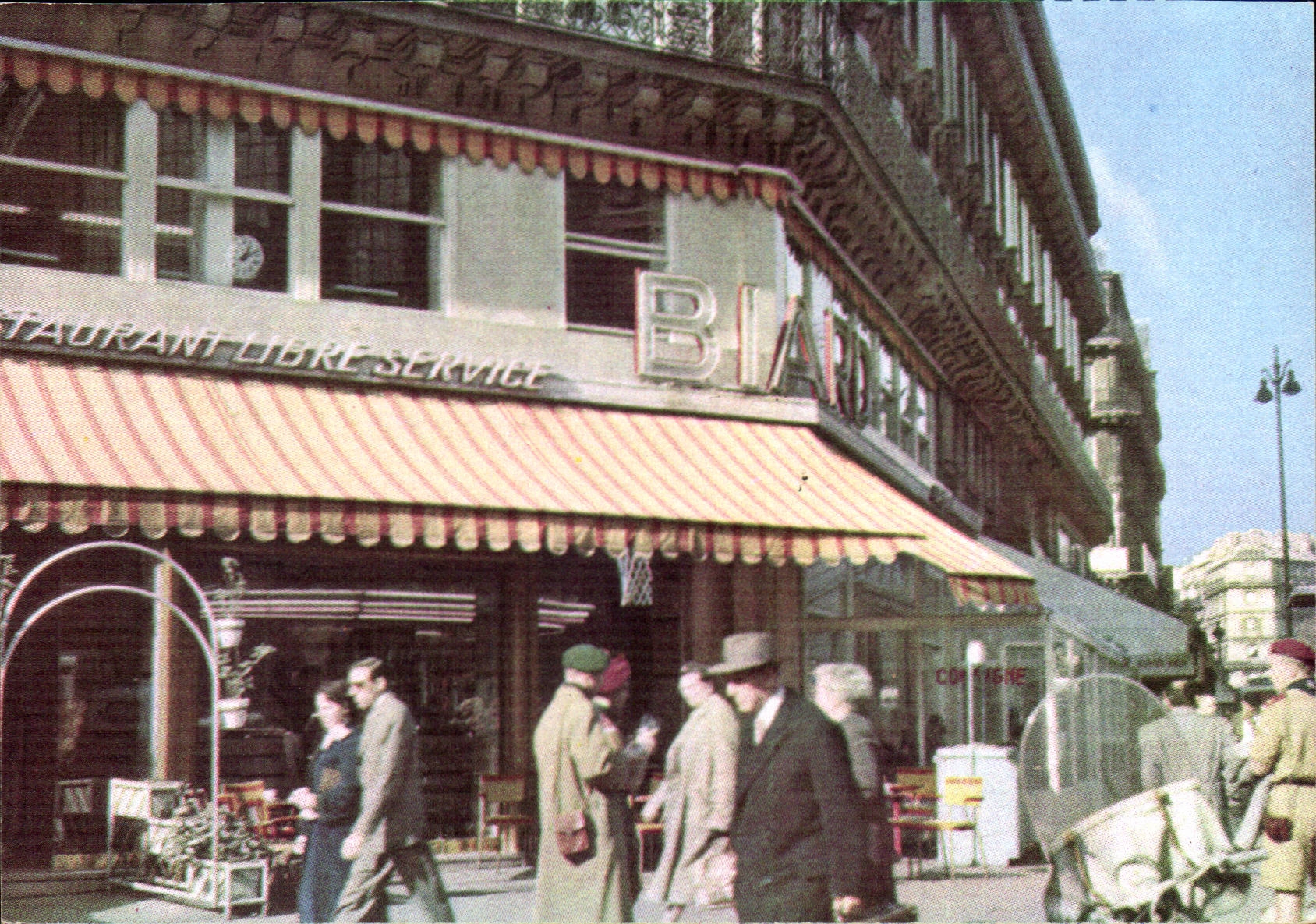 Paris 10 - Environs de Gare du Nord - Resaurant Libre Service CPA 