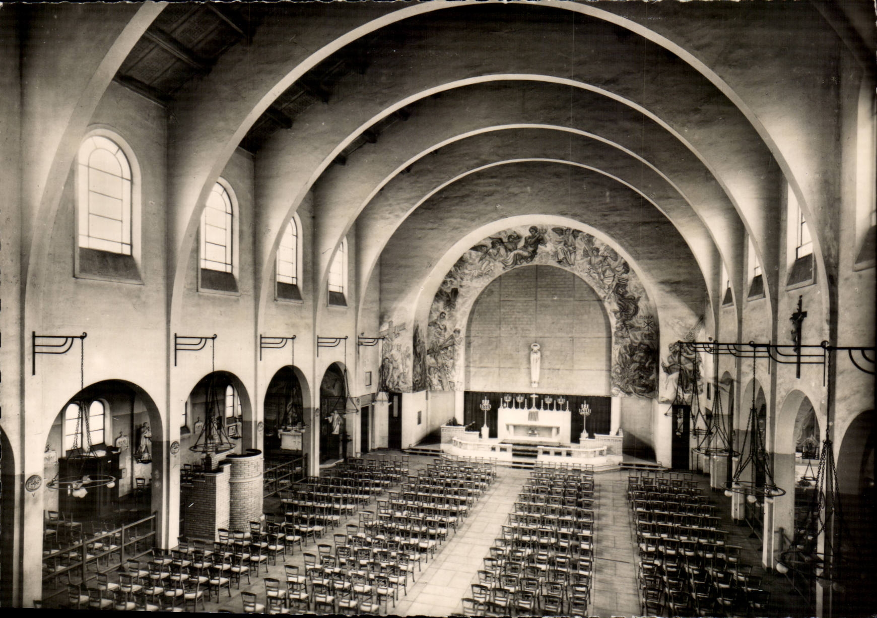 Église Sainte-Hélène — chantier du Cardinal — Imprimerie M. LESCART et Fils, Lyon