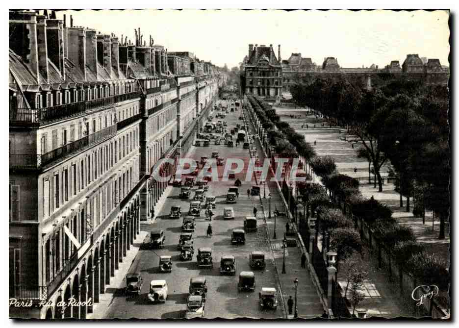 Paris 1 - Rivoli Street CPA 