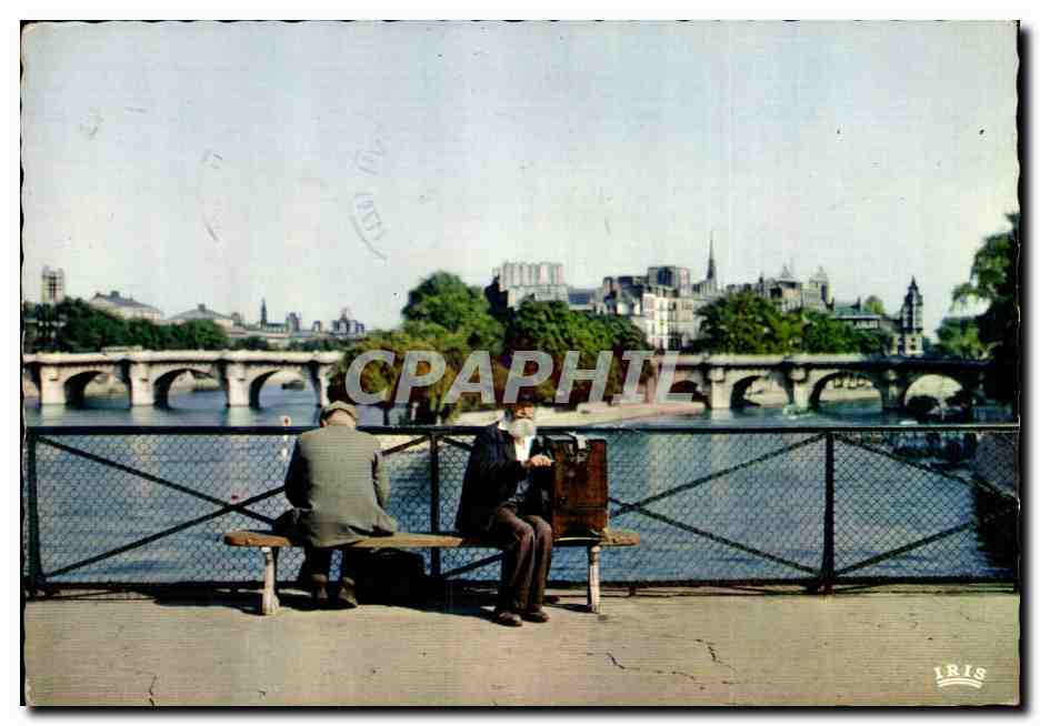 Paris 1 - Le Pont Neuf - Joueur d' Orgue - Organ CPA 