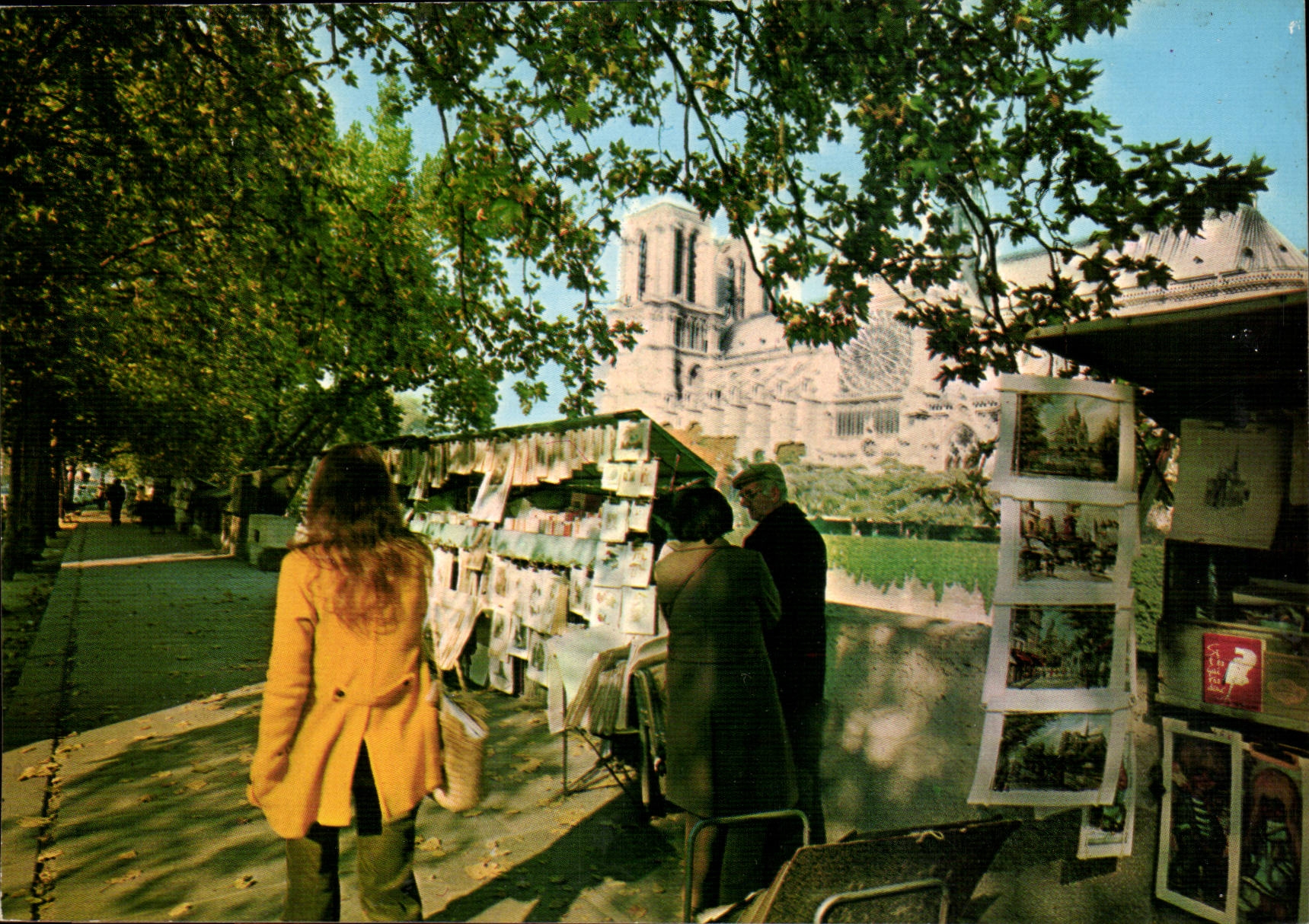 Paris - 5 - Bouquiniste Quai de Montebello CPA 