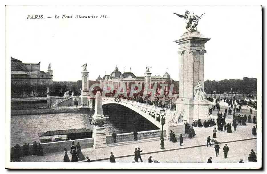 Paris 8 - Le Pont Alexandre III - CPA 