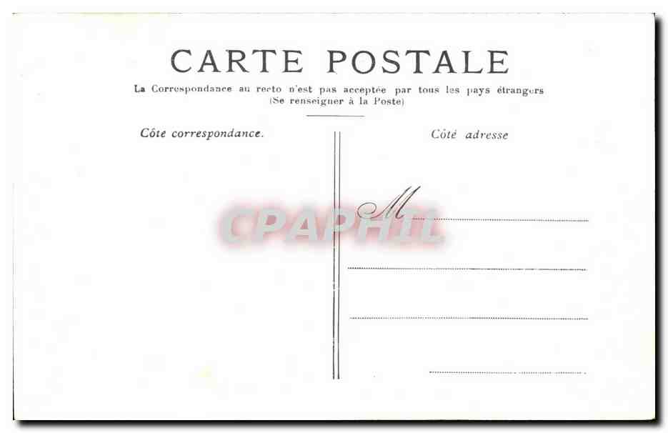 Paris 8 - La Place de la Concorde - CPA  — Verso