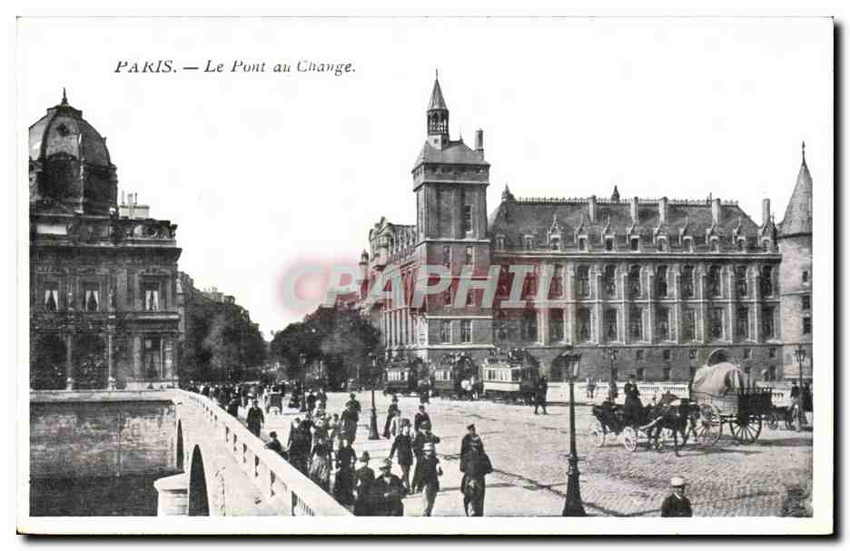 Paris 1 - Le Pont au Change - CPA 