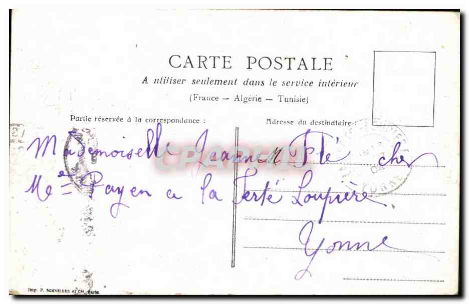 Paris 4 - Notre Dame - CPA  — Verso