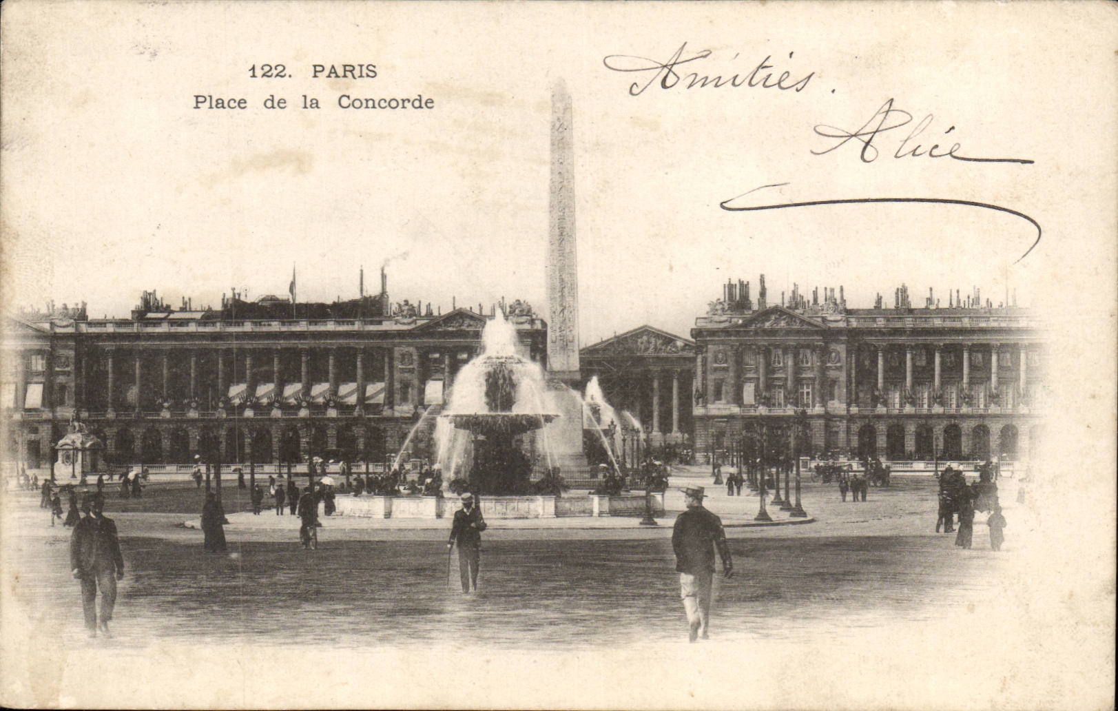 Paris - 8 - Place de la Concorde - CPA 