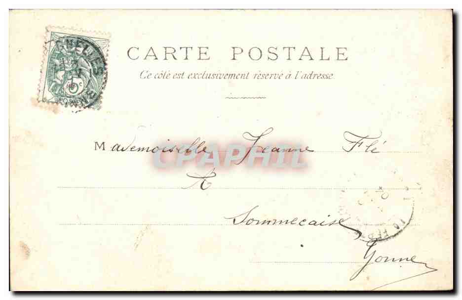 Paris - 8 - Place de la Concorde - CPA  — Rückseite