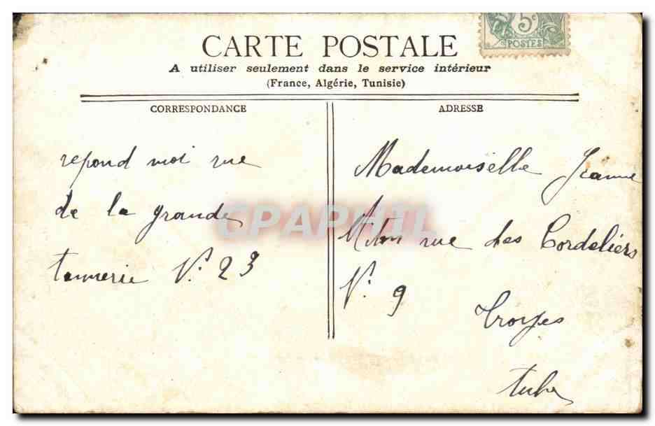Paris - 10 - Boulevard et Porte St Denis - CPA  — Rückseite