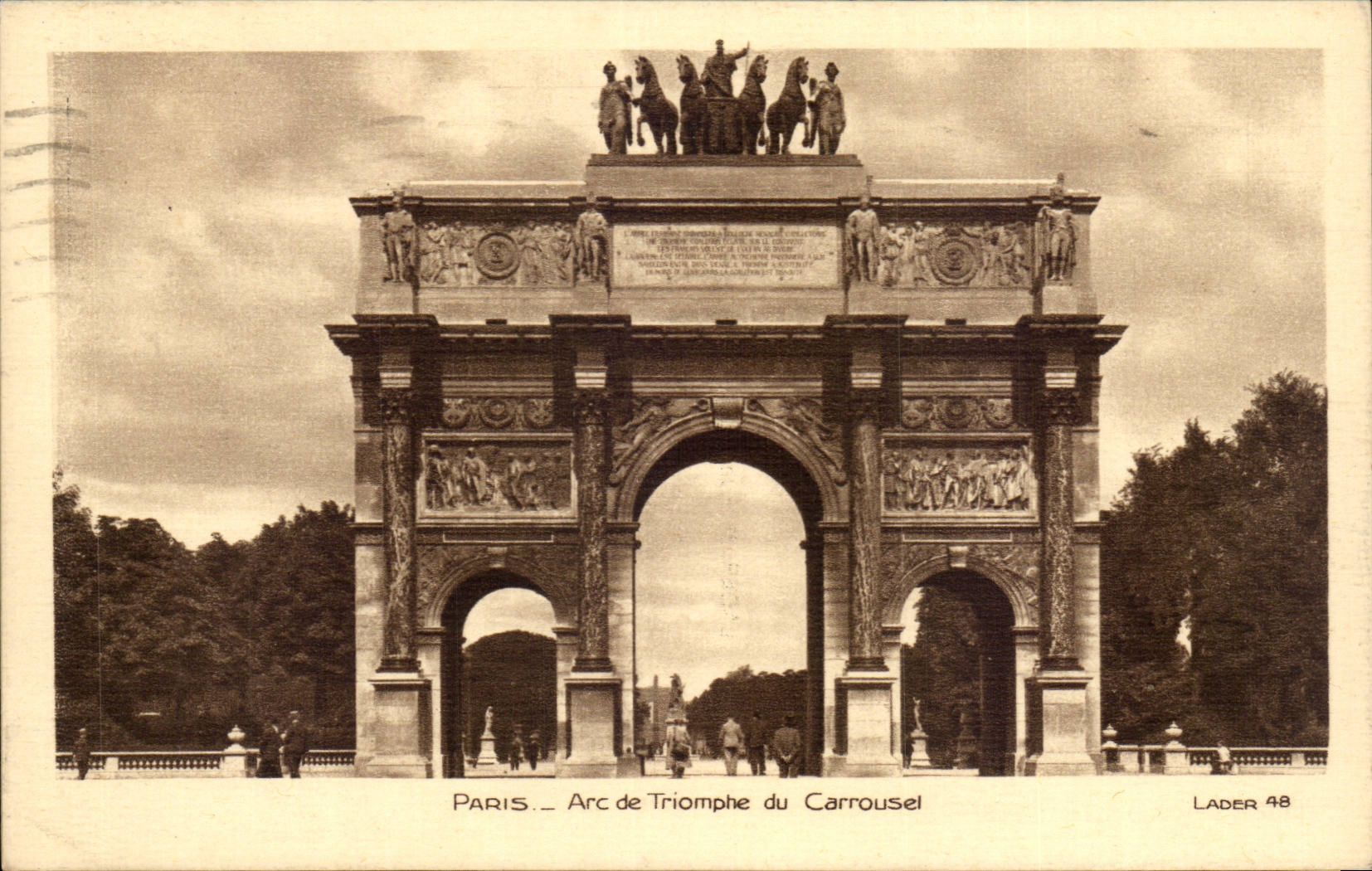 Paris - 1 - Arc de Triomphe de Carrousel - CPA 