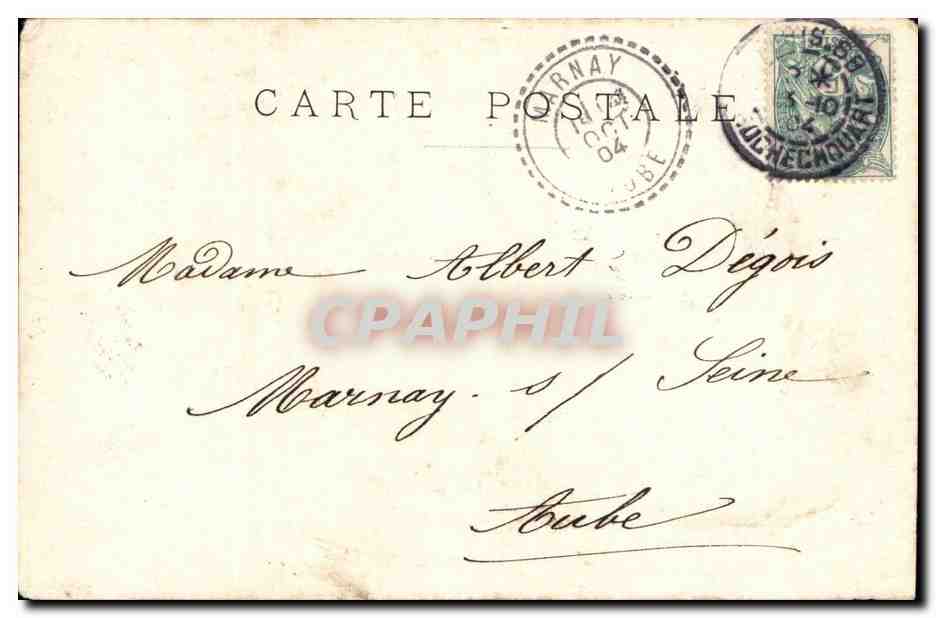 Paris - 10 - Place de la Bastille - CPA  — Rückseite