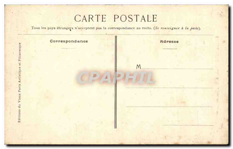 Paris - 1 - Musee Arts Decoratifs- CPA  — Verso