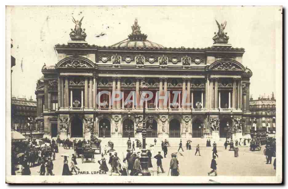 Paris - 8 - L'Opera CPA 