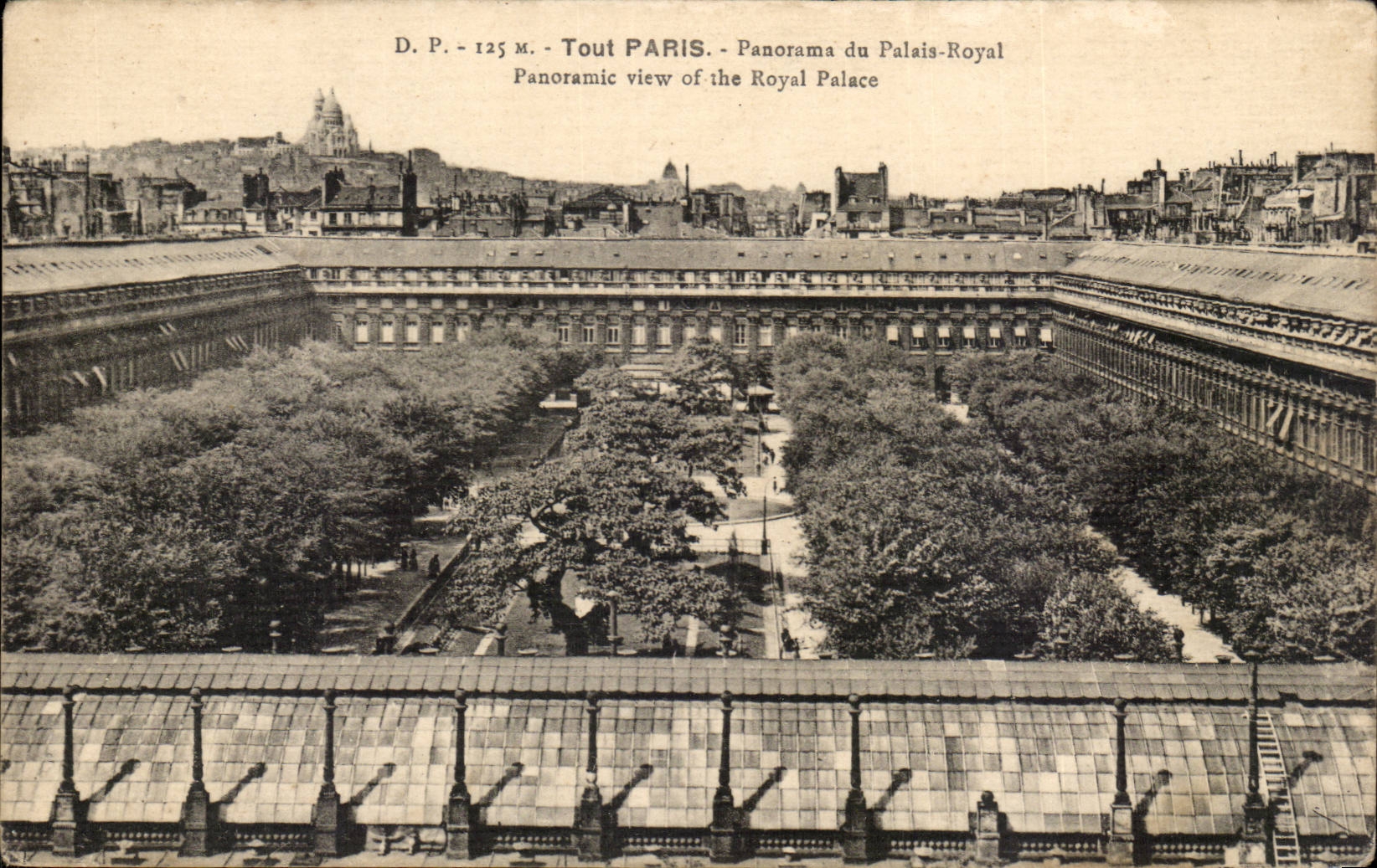 Paris - 1 - Panorama de Palais Royale - Tout Paris CPA 