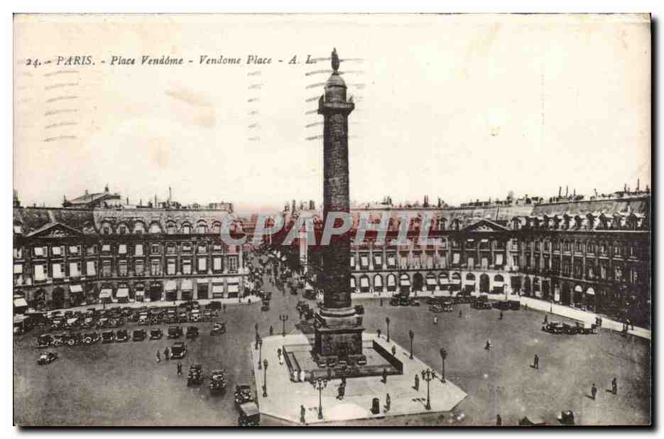 Paris - 1 - Place Vendome CPA 