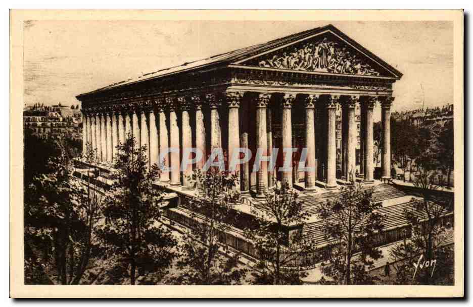 Paris - 8 - Eglise de la Madeleine CPA 