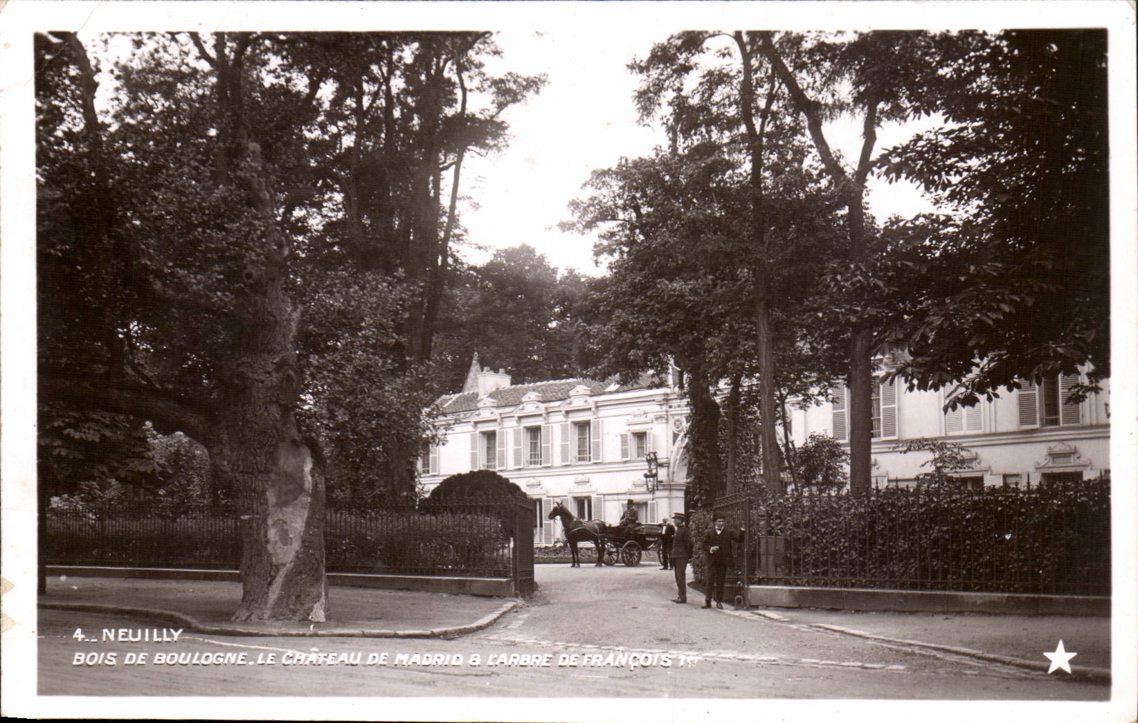 Neuilly - Chateau de Madrid - Cabre de Francois 1 - Bois de Boulogne - CPA 