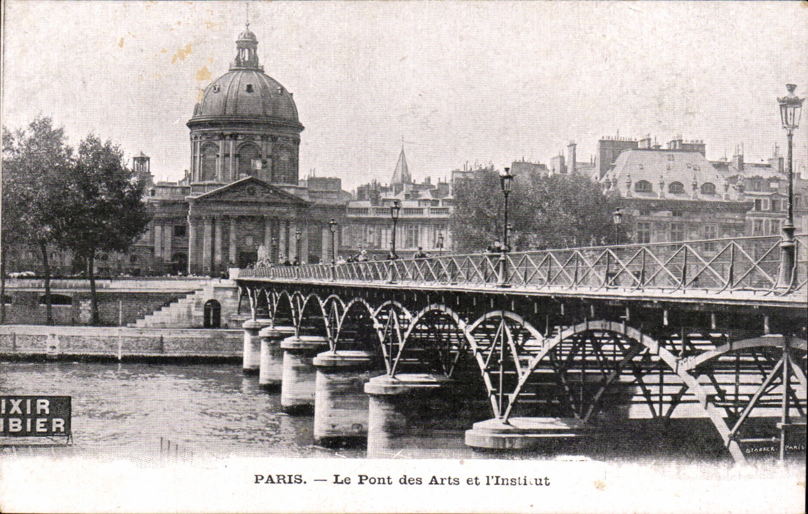 Paris - 8 - Le Pont des Arts et Institutr - CPA 