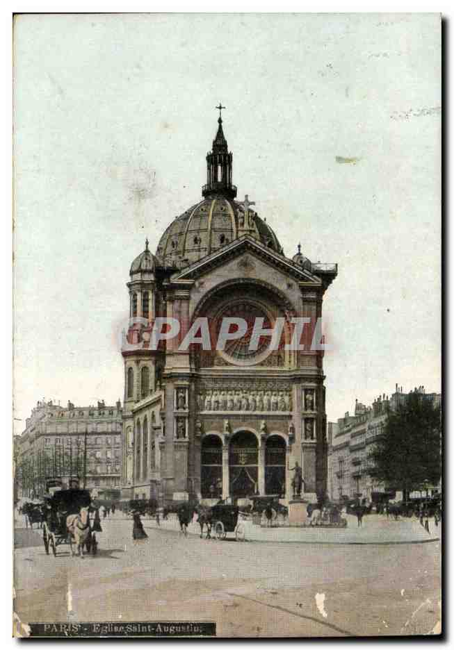 Paris - 8 - Eglise Saint Augustin - CPA 