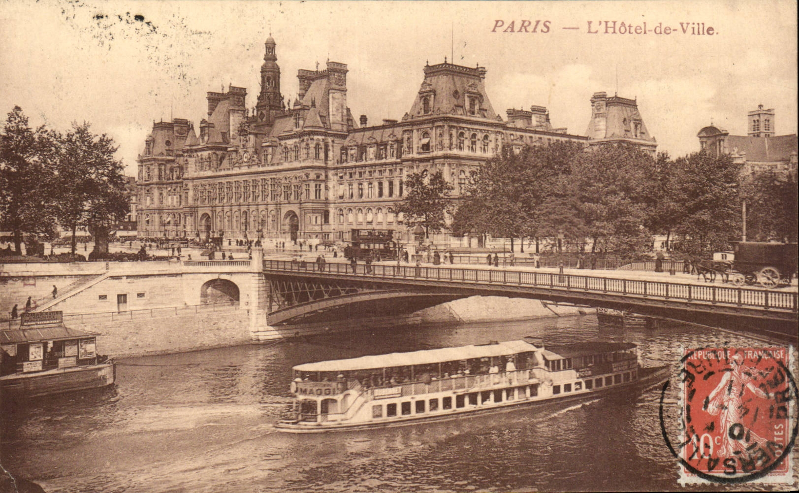 Paris - 4 - L'Hotel de Ville - CPA 