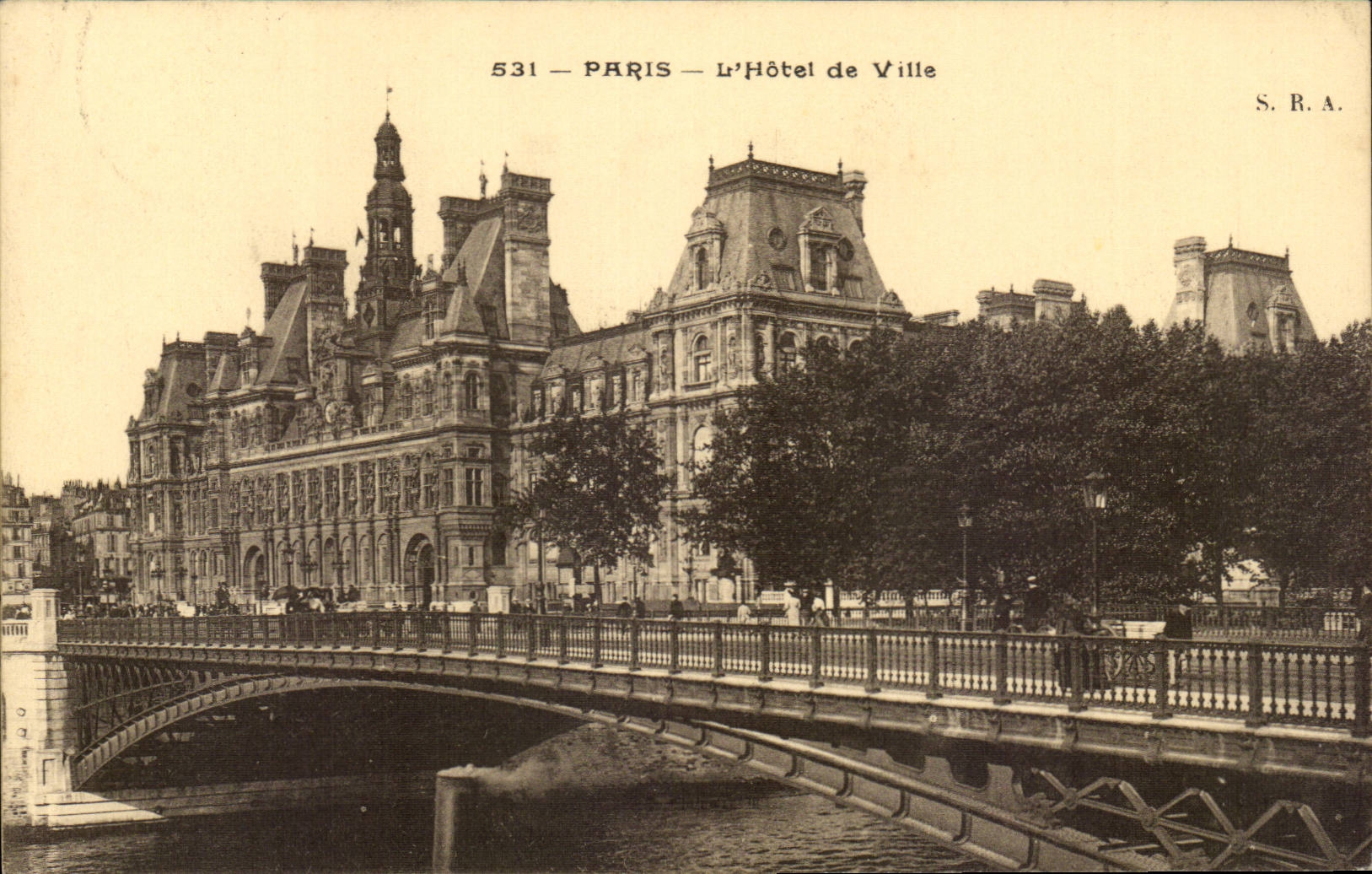 Paris - 4 - Hotel de Ville - CPA 