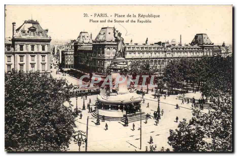 Paris - 10 - Place de la Republique - CPA 