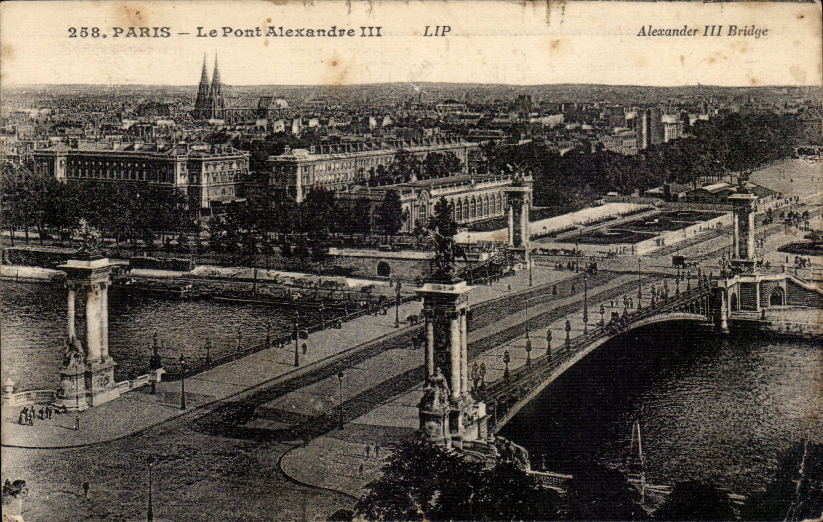 Paris - 7 - Le Pont Alexandre III - CPA 
