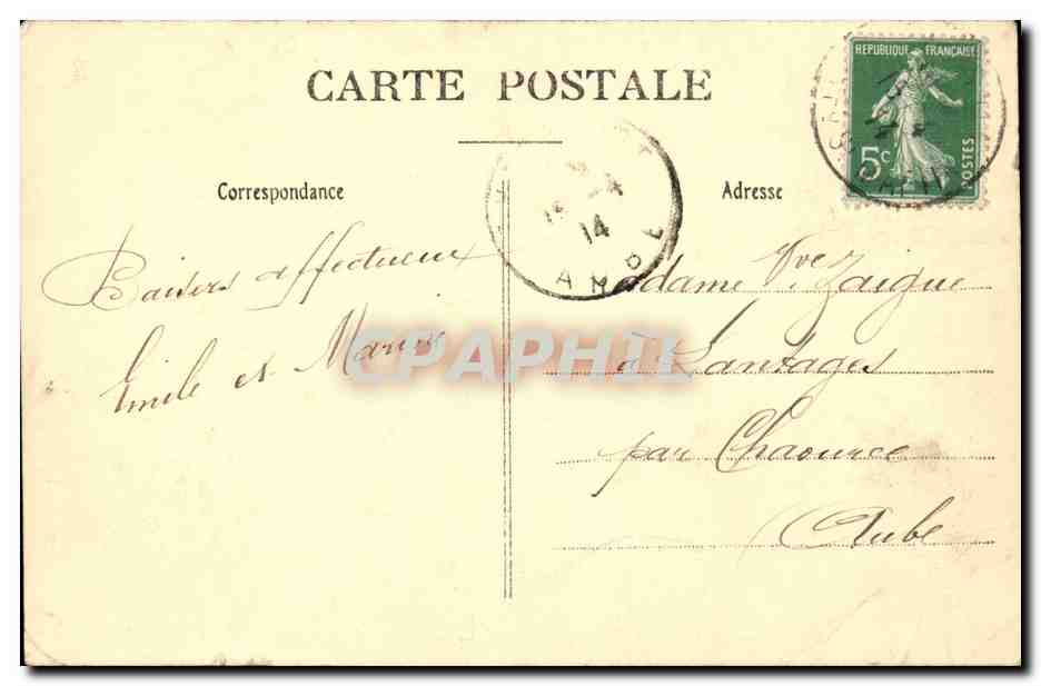 Paris - 2 Boulevard des Capucines et Grand Hotel - CPA  — Rückseite