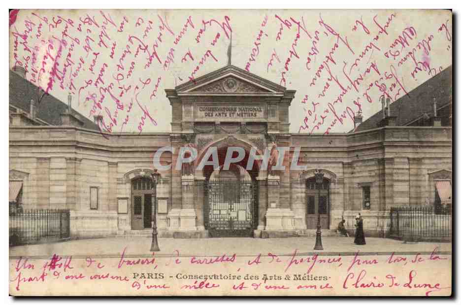 Paris - 3 - Conservatoire des Arts et Metiers - CPA 