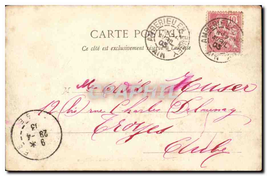 Paris - 3 - Conservatoire des Arts et Metiers - CPA  — Rückseite