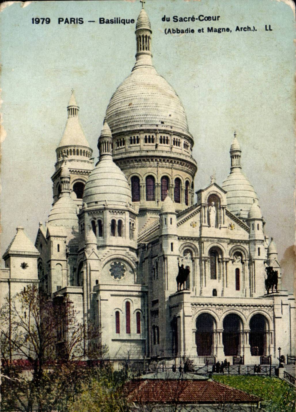 Paris - 14 - Basilique du Sacre Coeur - CPA 