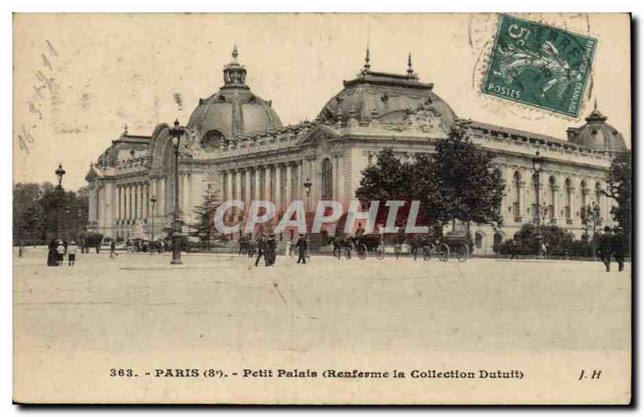 Paris CPA Petit Palais (renferme la collction Dutuit)