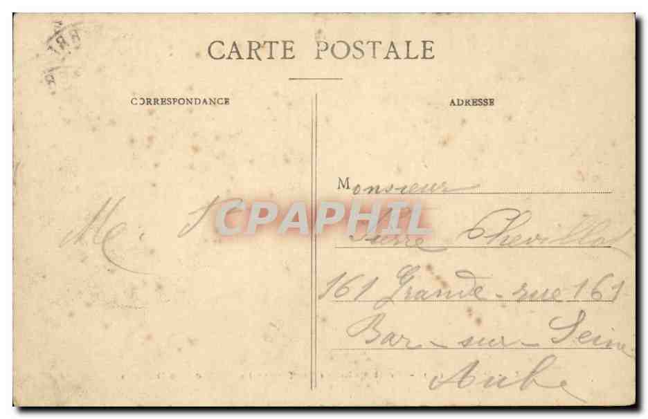 Paris CPA Petit Palais (renferme la collction Dutuit) — Rückseite