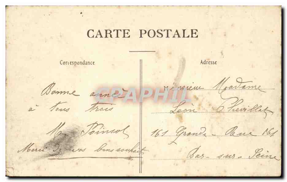 Paris - 8 - Le Grand Palais - CPA  — Verso