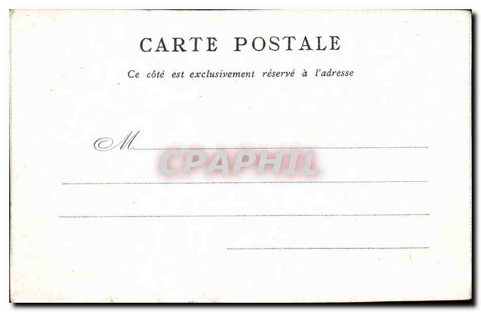 Paris - 1 - Institut - Edite par le Bon Marche - CPA  — Verso