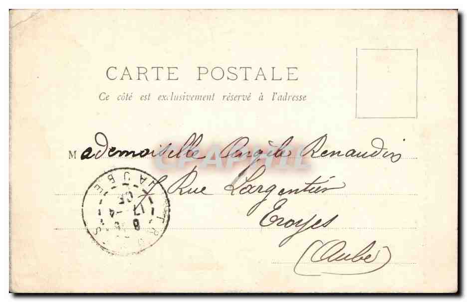 Paris - 12 - Les Site Pittoresque dans le Bois de Vincennes - Allee du Bois - Chien - dog CPA  — Verso