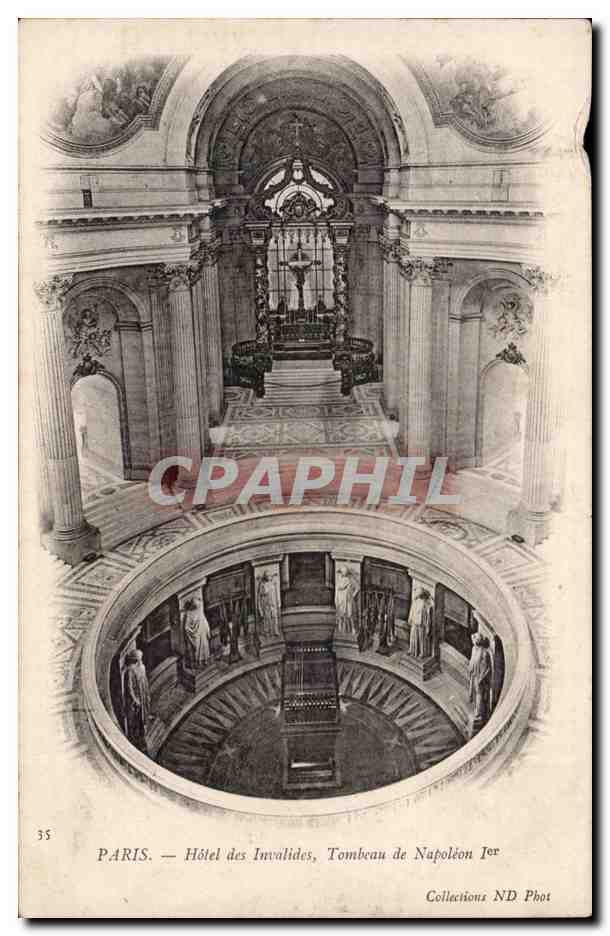 Paris - 7 - Hotel des Invalides - Tombeau de Napoleon 1 CPA 