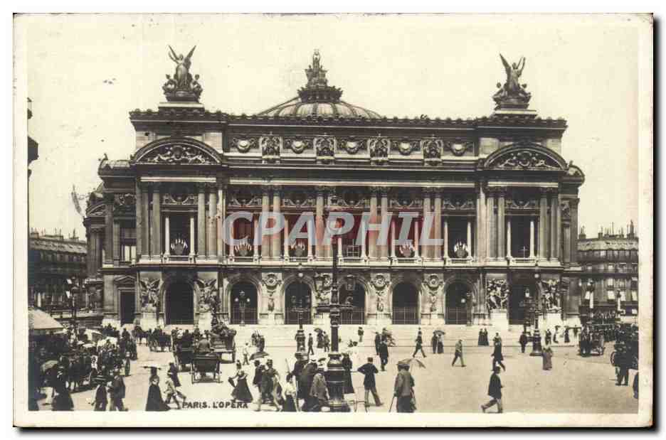Paris - 9 - L'Opera CPA 