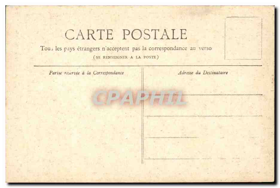 Paris - 7 - Les Invalides - Collection Petit Journal CPA  — Rückseite
