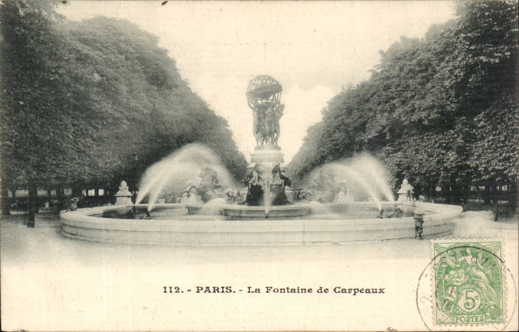 Paris - 6 - La Fontaine Carpeaux - CPA 