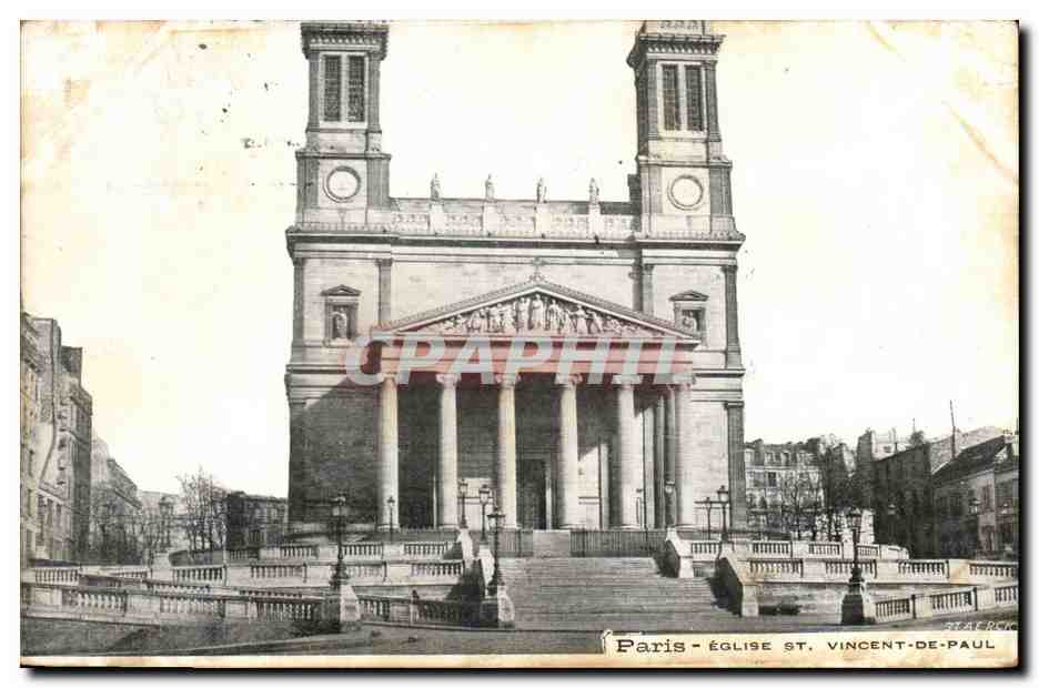 Paris - 10 Eglise Saint Vincent de Paul - CPA 